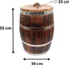 Eichenfass zur Fermentation 50L - Eichenfässer, Holzfass, Produktbild-Vorschau 2