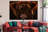 MuchoWow® Poster Schottischer Highlander - Kuh - Schwarz - Produktbild-Vorschau 2