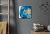 Coloray Uhr auf Leinwand 30x30 cm Wand Uhr Dekoration Produktbild-Vorschau 4