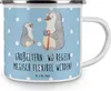 Mr. & Mrs. Panda Emaille Tasse Großeltern Magie - Blau Produktbild-Vorschau 3