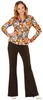 70er JAHRE BLUSE Bubbles (S/M) Produktbild-Vorschau 5