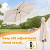Angel Living Sonnenschirm Ø 300 cm Gartenschirm Produktbild-Vorschau 3