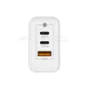 A white power adapter with multiple ports. Produktbild-Vorschau