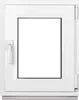 Framex Kellerfenster Kleines Fenster Weiß Breite x Höhe 45 Produktbild-Vorschau 1