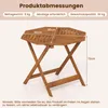 Stół ogrodowy COSTWAY Odporny na warunki atmosferyczne Podgląd zdjęcia produktu 3