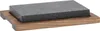 Kela Country Servierstein mit Sockel, Granit/Akazienholz, Produktbild-Vorschau 1