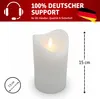 4x LED Echtwachs Kerzen Set mit Timer beweglicher Flamme Produktbild-Vorschau 2