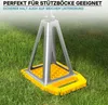 Wiltec Unterlegplatten 4er Set, Stützplatten aus HDPE mit Produktbild-Vorschau 2