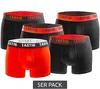 TASTIQ PREMIUM - 5 Stück Herren Boxershorts Baumwolle Rot Produktbild-Vorschau 12