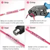 200 Stück Stoßverbinder, Quetschverbinder 22-10 AWG Produktbild-Vorschau 4
