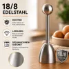 Eierköpfer Edelstahl 18/8 Eierschneider Eieröffner mit Produktbild-Vorschau 6