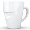 A white ceramic mug with a face design. Náhľad obrázku produktu