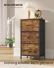 SONGMICS Kommode, Schrank, 3 Stoffschubladen, für Produktbild-Vorschau 3