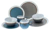 CreaTable, 23677, Fjord Bunt, Kombiservice 8-tlg, Steinzeug Produktbild-Vorschau 1