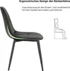 EUGAD 4er Set Esszimmerstühle, Samtbezug, Polsterstuhl aus Produktbild-Vorschau 5