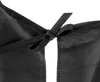 A close-up of a black fabric tie on a garment. Anteprima dell’immagine prodotto