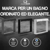 ShowerNIZR® Mensola doccia Obsidian Black - Mensola doccia Anteprima dell’immagine prodotto 6