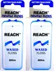 2x Reach Dental Zahnseide gewachst 2x 200 m Produktbild-Vorschau 1