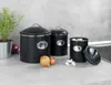 WENKO barattolo di stoccaggio Nero nero 4 L contenitore Anteprima dell’immagine prodotto 6