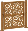 vidaXL Portail de jardin 100x100 cm Acier résistant aux Voir les images du produit 6