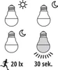 LED žárovka E27 A60 9W = 60W 810lm 6500K Cold 220° KOBI Náhled obrázku produktu 3