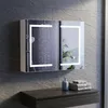 INONEFT Badspiegelschrank met 3-kleurige LED-verlichting, Productafbeelding-voorbeeld 8