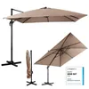 Parasol COSTWAY 300 x 300 cm, parasol z korbą, parasol Podgląd zdjęcia produktu 1