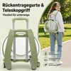 Katzen Transportbox mit Rollen, Haustier Trolley Produktbild-Vorschau 3