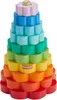 Pyramide en bois FP Fleurs colorées HXT77 Voir les images du produit 2