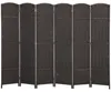 Paravent HOMCOM 6 panneaux 240 x 170 cm, cloison de Voir les images du produit 1