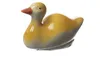 Teichdeko ENTE - schwimmende Dekofigur für Teich und Wasserschale - Porzellan - L: 9,3cm Produktbild-Vorschau