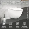LuxeBath WC sospeso senza bordo con rivestimento nano, Anteprima dell’immagine prodotto 2