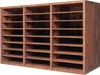 SucceBuy Holz-Literatur-Organizer mit 24 Fächern und Produktbild-Vorschau 1