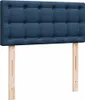 Boxspringbett mit Matratze Blau 90x200 cm Stoff, Klassische Produktbild-Vorschau 7