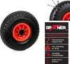 2er Set Grafner® Vollgummi Sackkarrenrad / Bollerwagen Produktbild-Vorschau 3