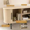 TV-Schrank mit Relief-Oberfläche, Spanplatte, ovaler Produktbild-Vorschau 8