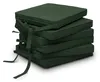 Beautissu Set di 6 cuscini per sedie Loft SK verde scuro, Anteprima dell’immagine prodotto 1