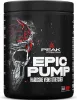 A black tub of pre-workout supplement with a skull graphic. Produktbild-Vorschau