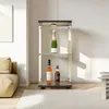 ProximaX Glasvitrine mit Beleuchtung, 86,2 x 40,35 x 36,5 Produktbild-Vorschau 1