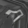 A close-up shot of a detail on a black suitcase. Produktbild-Vorschau