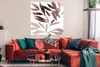 MuchoWow® Poster Blättern - Design - Abstrakt 100x100 cm - Produktbild-Vorschau 2