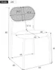 Sweiko 4er set Esszimmerstuhl, moderner, einfacher Produktbild-Vorschau 7