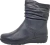 A black leather boot is shown against a white background. Anteprima dell’immagine prodotto