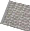 A close-up view of a roll of privacy screen material with a rattan-like texture. Produktbild-Vorschau