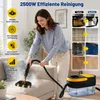 2500W  Tragbarer Dampfreiniger mit Lenkrollen,1.6L Produktbild-Vorschau 2
