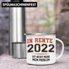 Trendation -  Renter 2022 Emaille Tasse Ruhestand Geschenk Produktbild-Vorschau 3