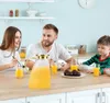 Wasserkaraffe für Kühlschranktür, Glaskaraffe mit Deckel Produktbild-Vorschau 7