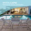 SVITA CAPRI Balkonmöbel-Set Polyrattan Sitzgruppe Outdoor Produktbild-Vorschau 2
