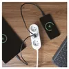 Prodlužovací kabel 2 m / 2 zásuvky+2×USB A+1×USB C  / bílý / PVC / 1 mm2 Náhľad obrázku produktu