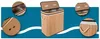 Ruhhy 24269 Dubbele wasmand van bambus, lichtbruin Productafbeelding-voorbeeld 17